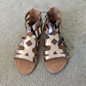 Rue 21 | Rose Gold Gladiator Style Sandals